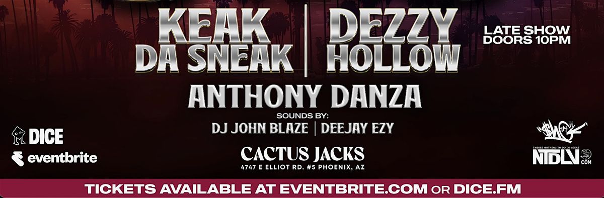 Keak Da Sneak & Dezzy Hollow \u201cO to the O\u201d Tour  2025 ft. Anthony Danza