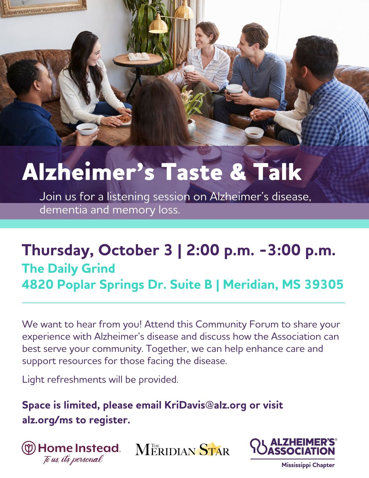 Alzheimer's Taste & Talk