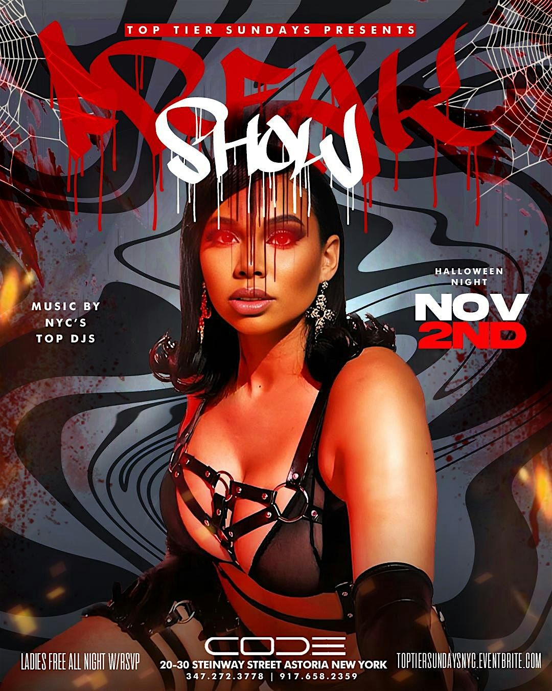 Top Tier Sundays Presents: FREAK SHOW \u2013 Halloween Night at CODE