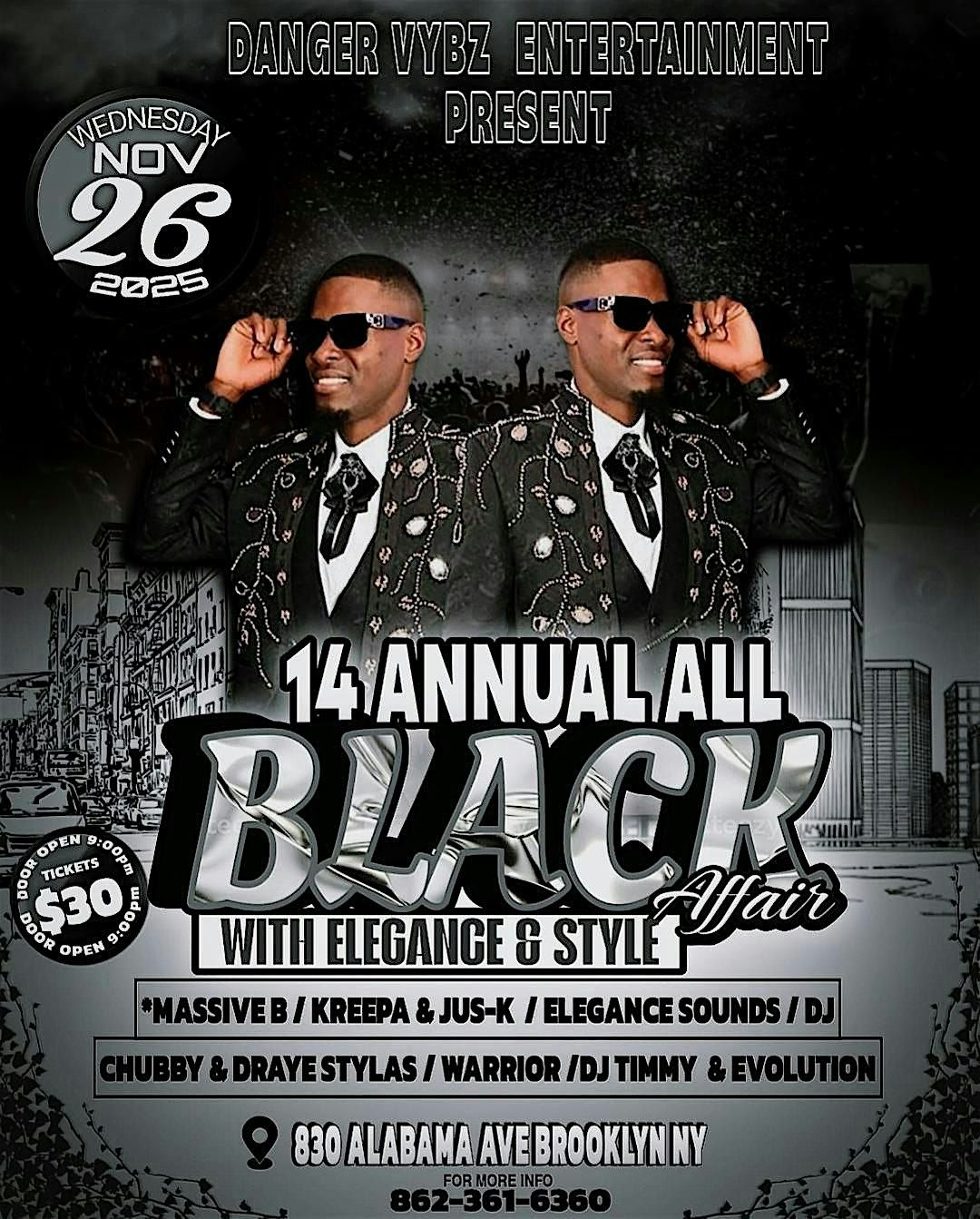 Danger Vybz Ent Presents Their 14th Annual All Black Affair
