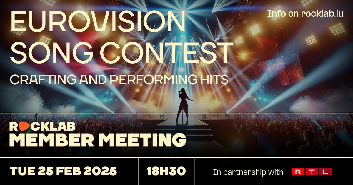 Eurovision Song Contest - Crafting and Performing Hits \u2022 Rockhal, Luxembourg