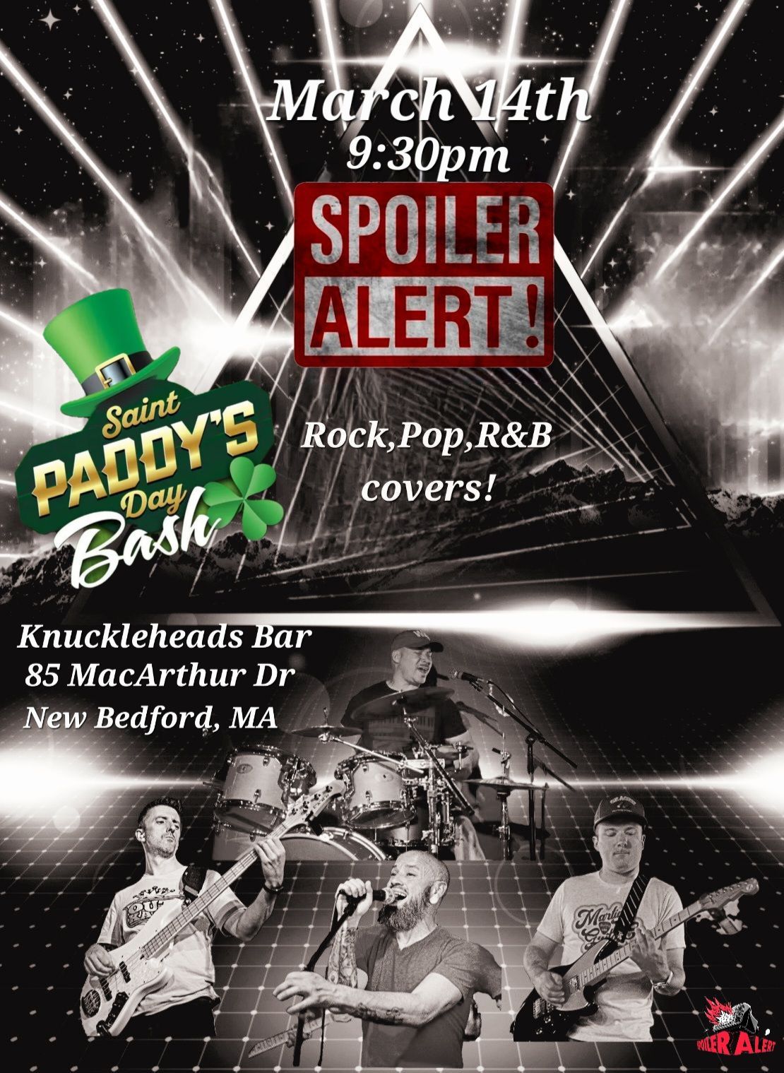 Spoiler Alert St Paddy's Bash @ Knuckleheads Bar!