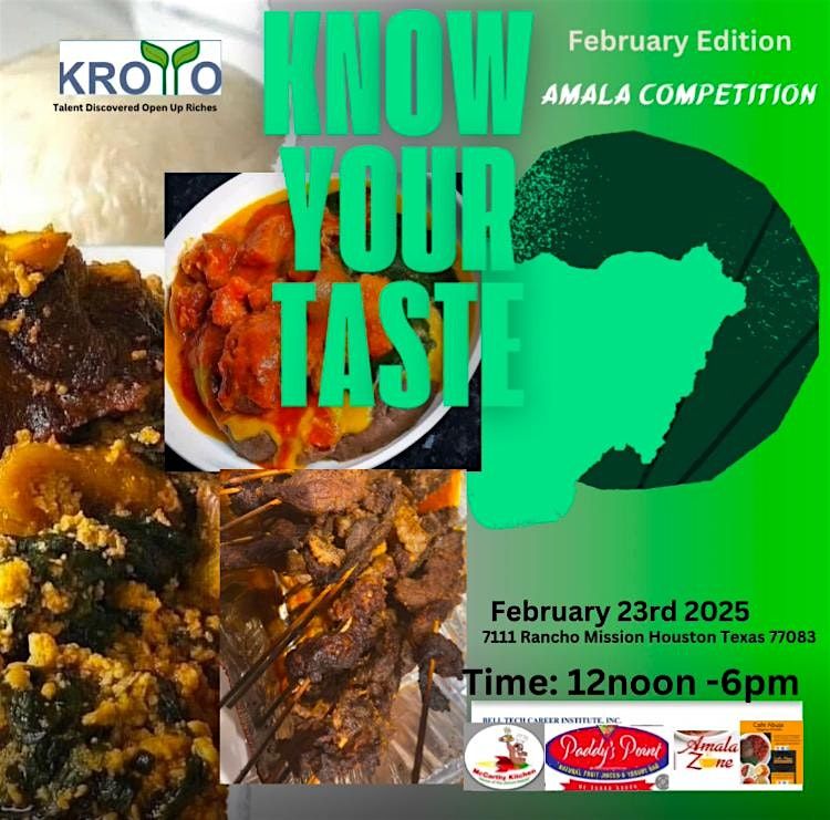 Know Your Taste Food Event