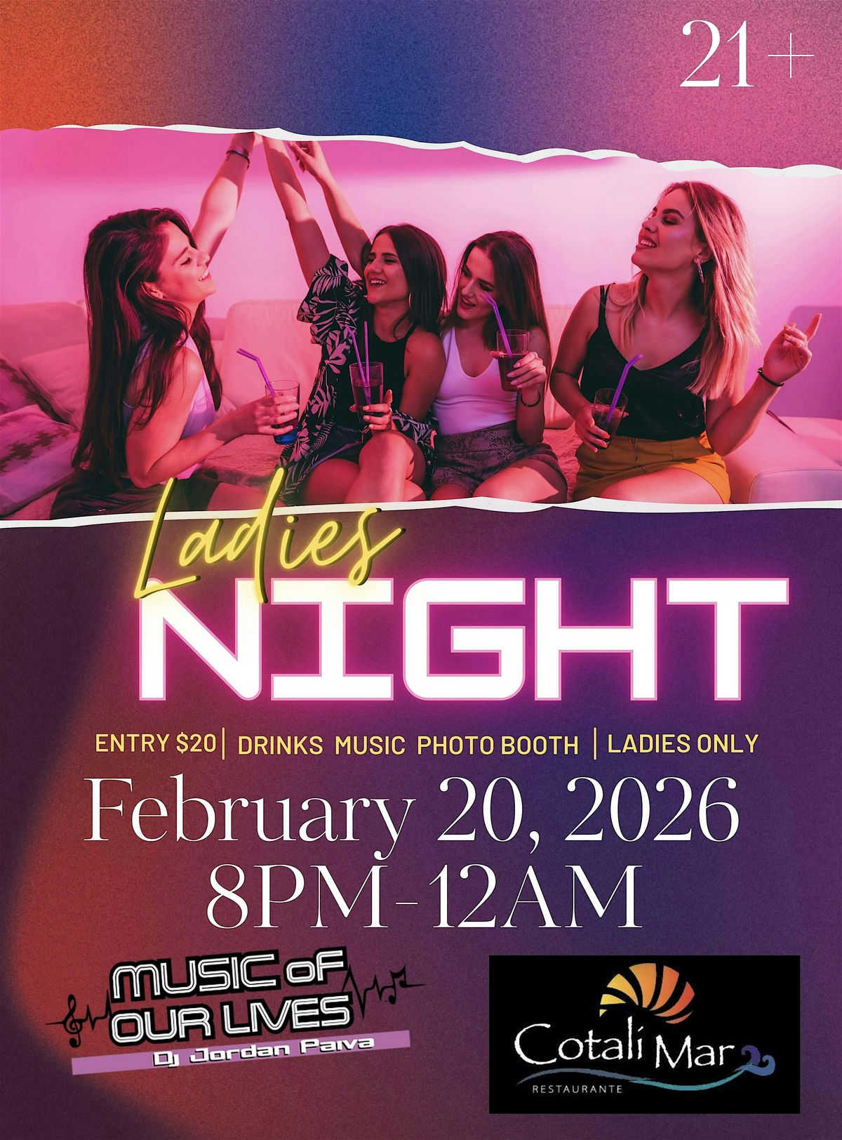 LADIES NIGHT 21+