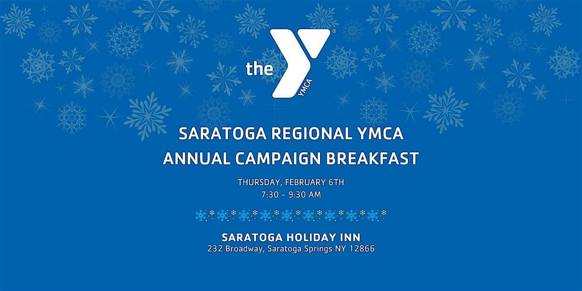 Saratoga Regional YMCA Annual Campaign Breakfast