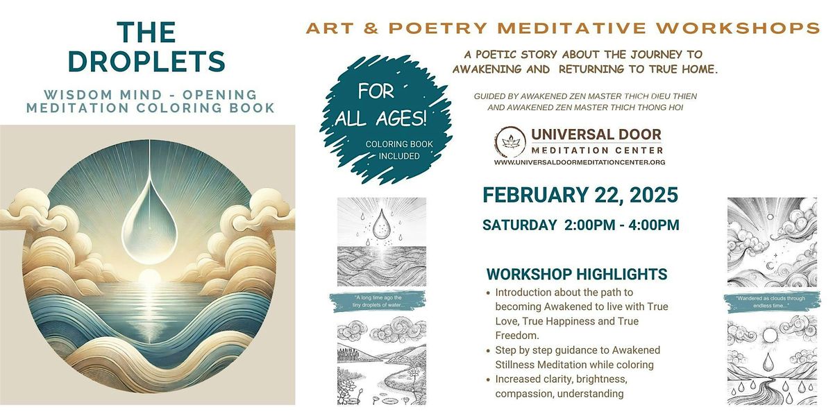 Awakening  Art and Poetry - A Meditative Coloring Workshop