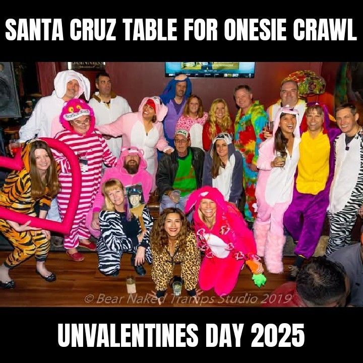 2025 SC Table for Onesie Crawl