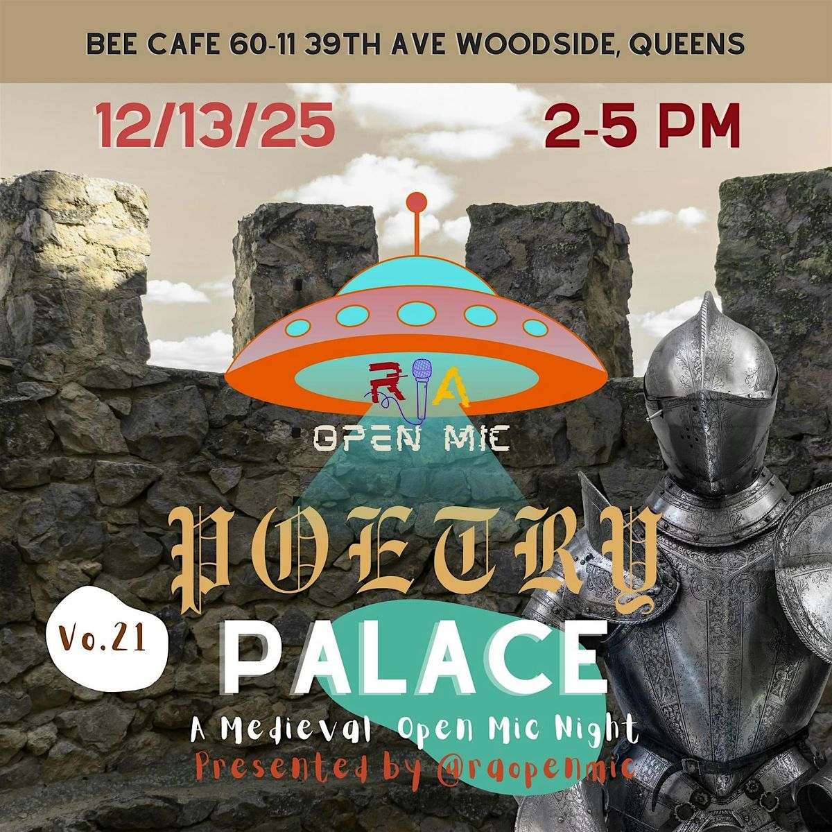 RA OPEN MIC's Vo.21 "The Palace of RA"