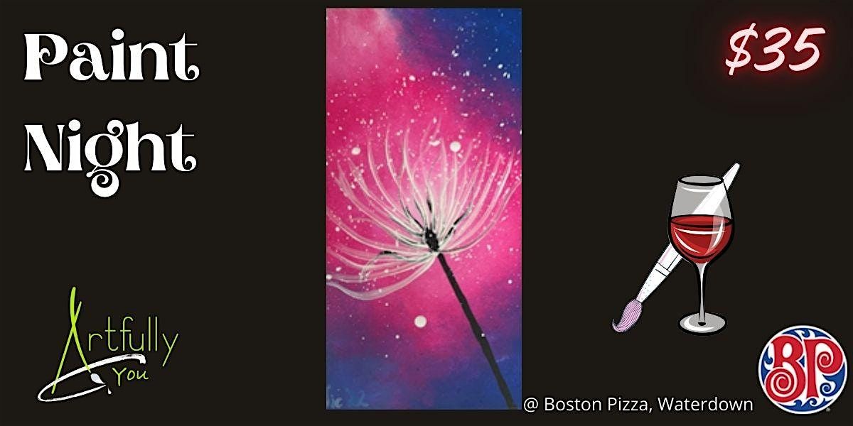 12th November 2024 Paint Night -Boston Pizza, Waterdown