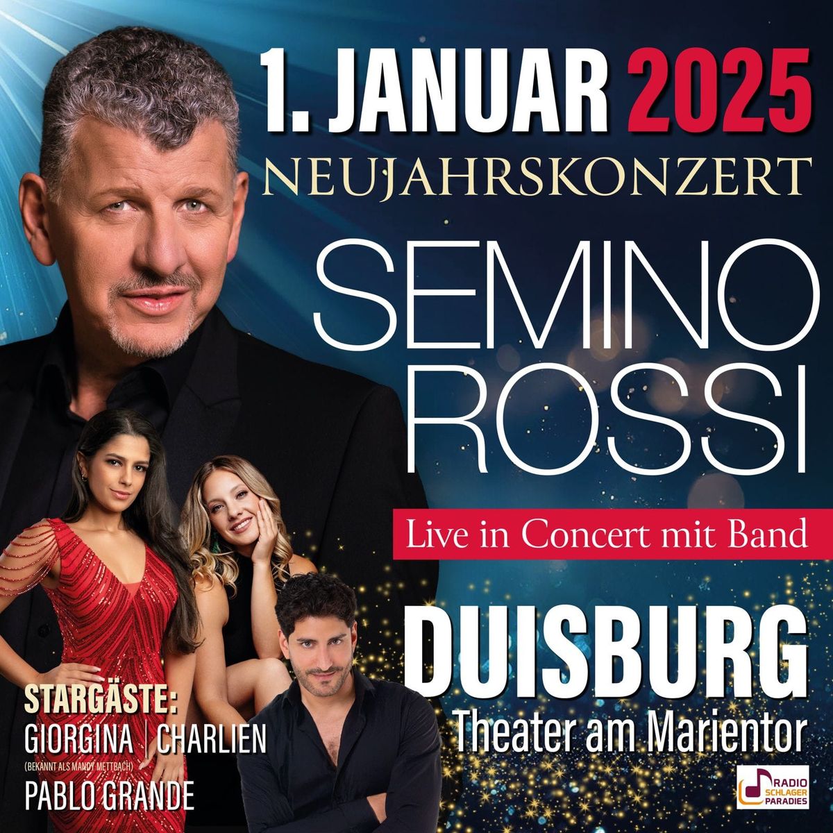 Semino Rossi Neujahrskonzert 2025 Live mit Band