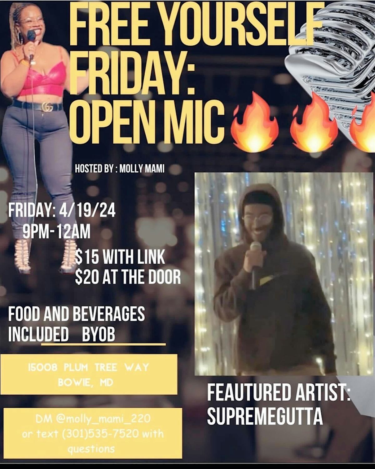 FREE YOURSELF FRIDAY: OPEN MIC