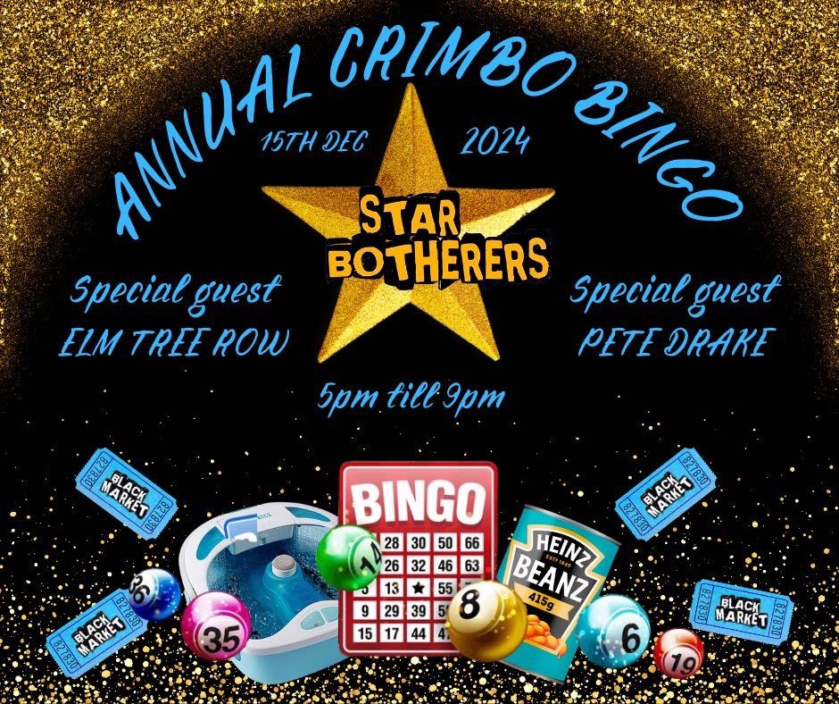 Star Botherers Annual Christmas Bingo Extravaganza 