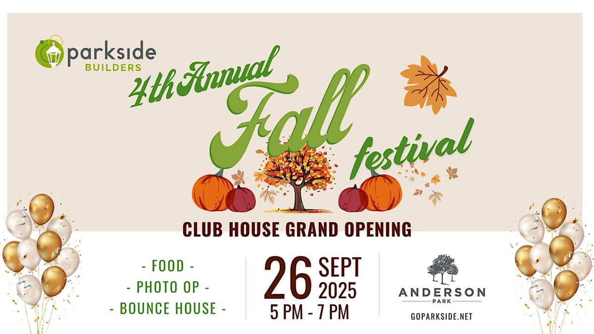 Parkside Builders | Anderson Park's 4th Annual Fall Fest