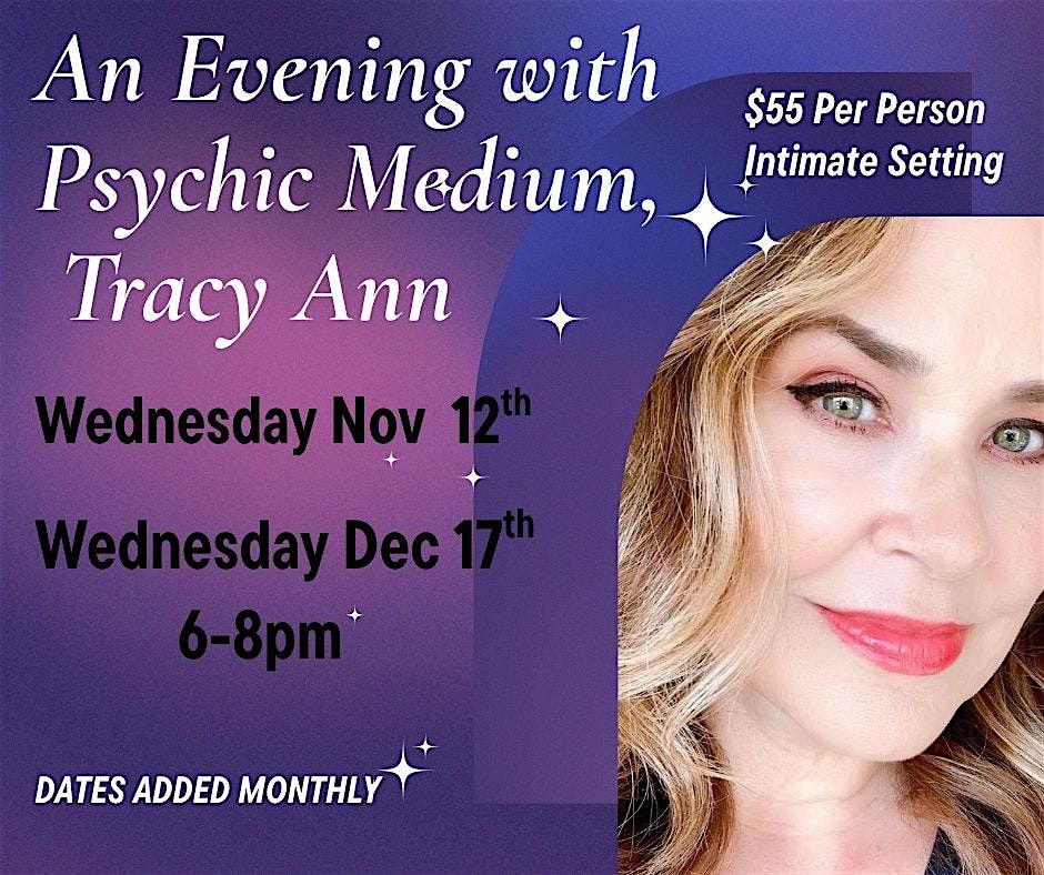 12\/17 Psychic Medium, Tracy Ann at the Grey Goat