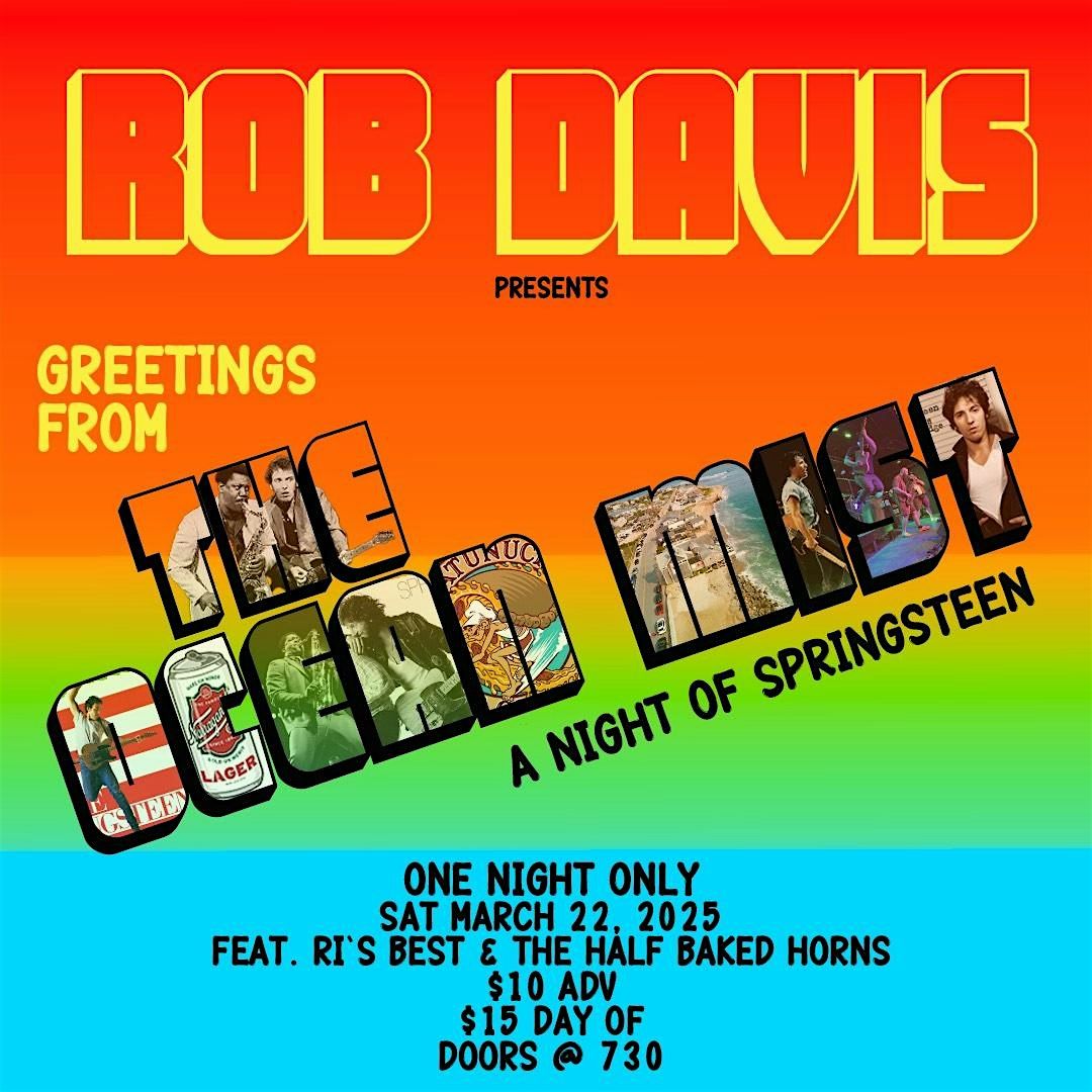 Rob Davis Presents: A Night of Springsteen (Bruce Springsteen Tribute)