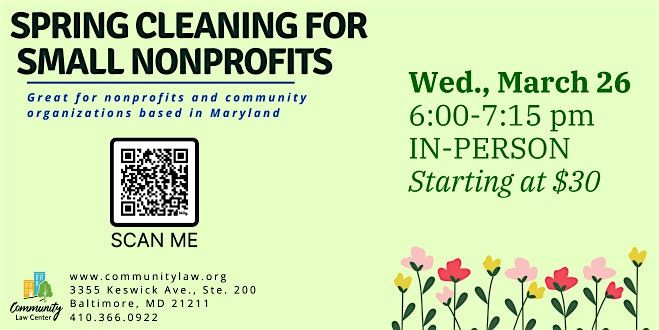 Spring Cleaning for Small Nonprofits