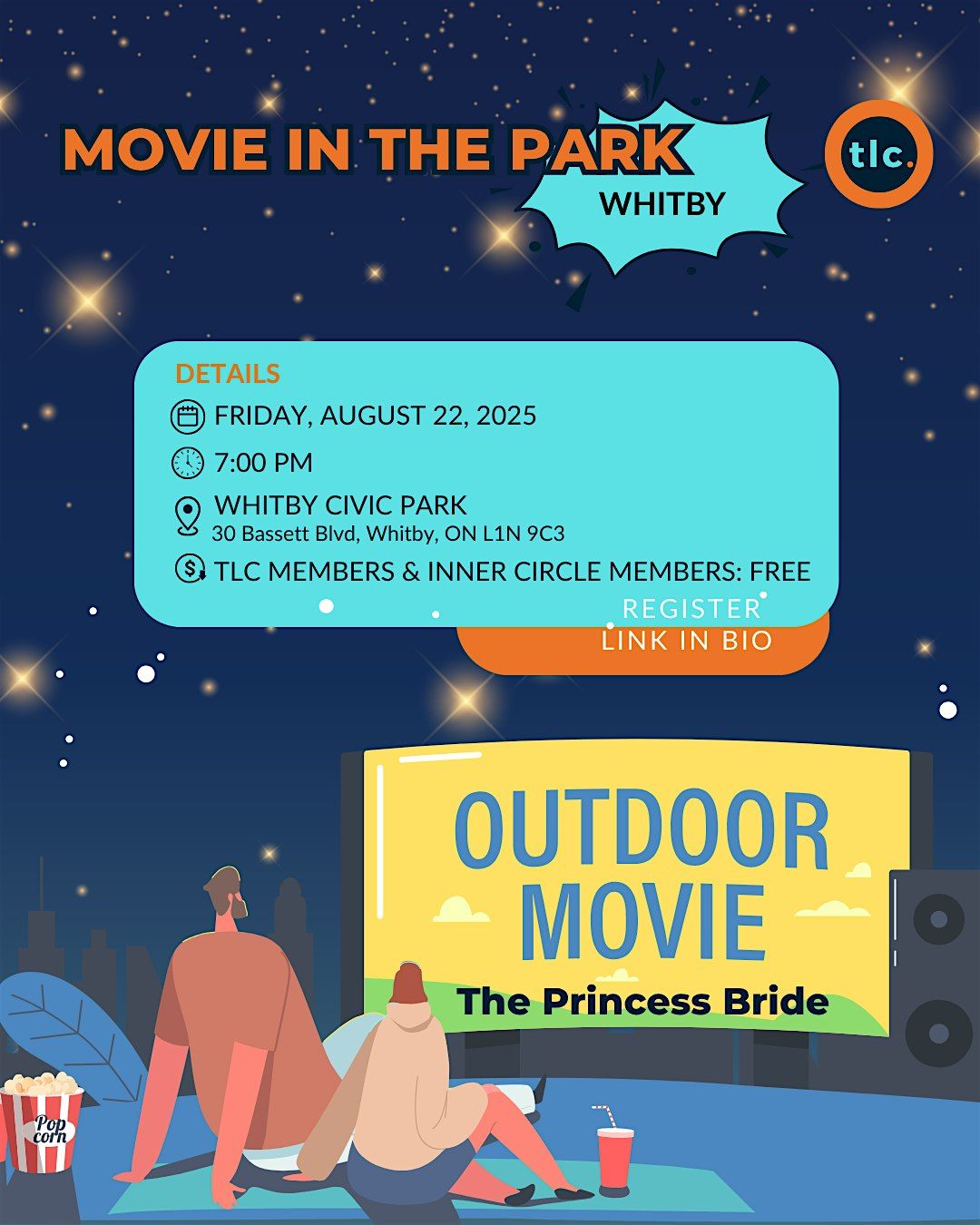 TLC for Therapists & Healthcare Professionals: Movie in the Park