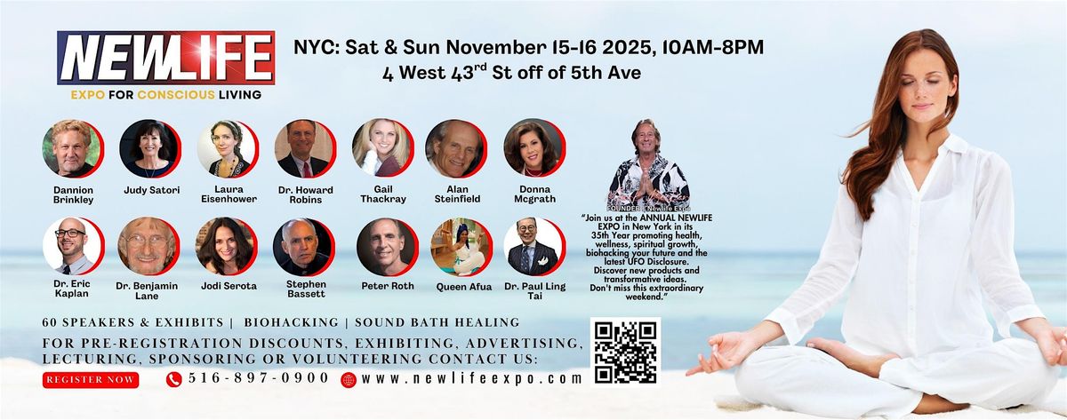NEWLIFE Expo NY: A Weekend of Transformation & Enlightenment- Holistic
