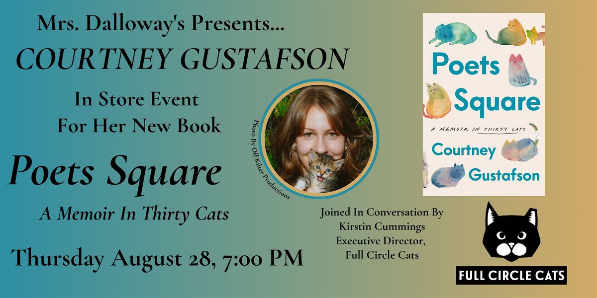 Courtney Gustafson's  POETS SQUARE In Store Event And Book Signing
