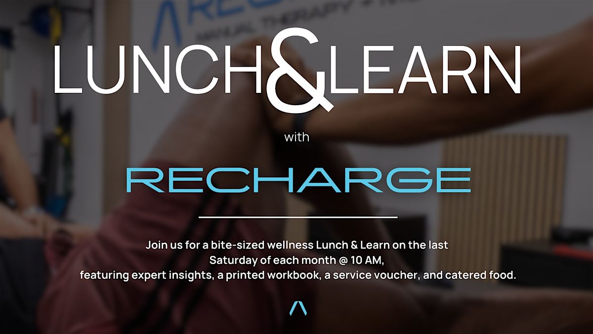 Lunch & Learn with Recharge