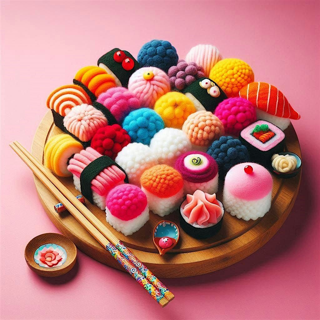 Let's make pom-pom sushi! Woodcroft Library