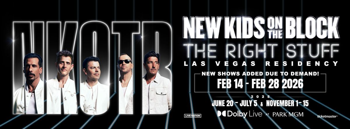 New Kids On the Block at Dolby Live at Park MGM