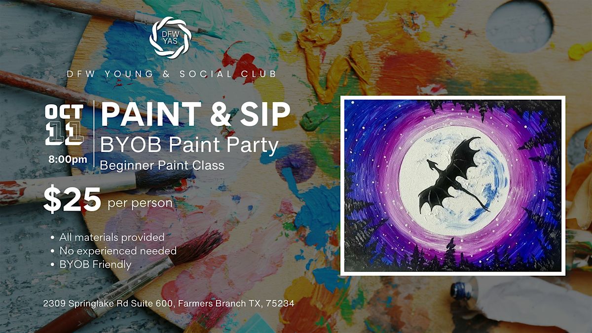 Sip & Paint: A BYOB Beginner-Friendly Painting Night