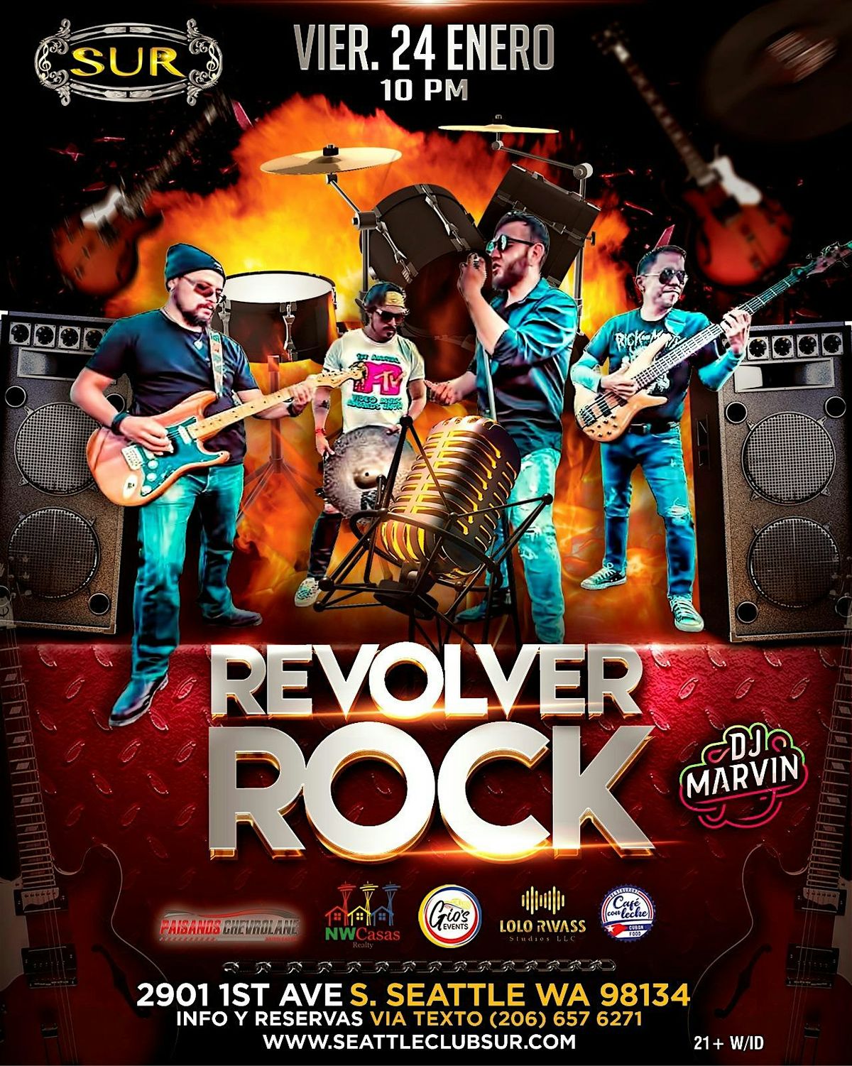 LATIN NIGHT!!! REVOLVER ROCK EN VIVO