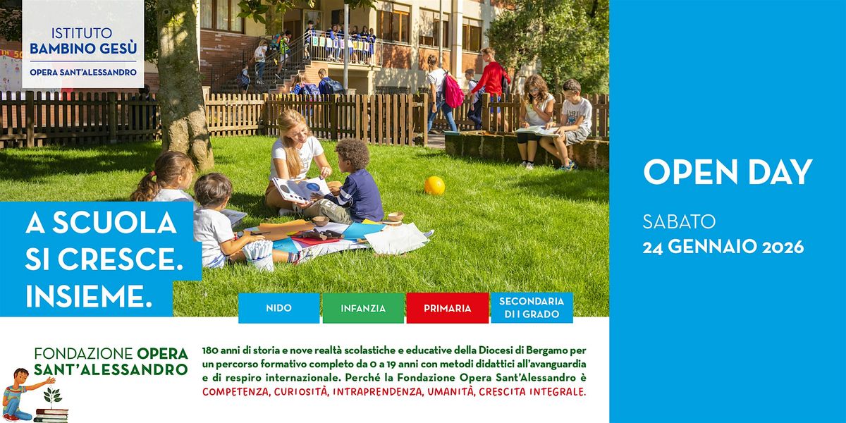 ISTITUTO BAMBINO GES\u00d9 \/ OPEN DAY 2025 - 2026