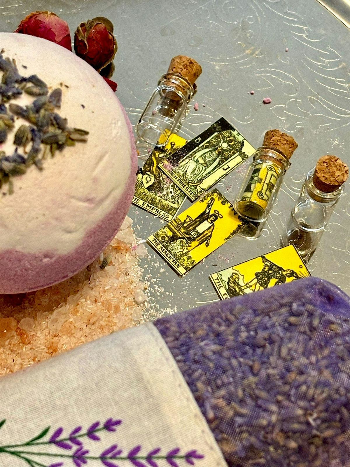 Tarot Card Bath Bomb Sip and Craft