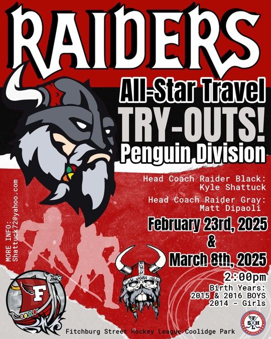 Penguin Raider tryouts 