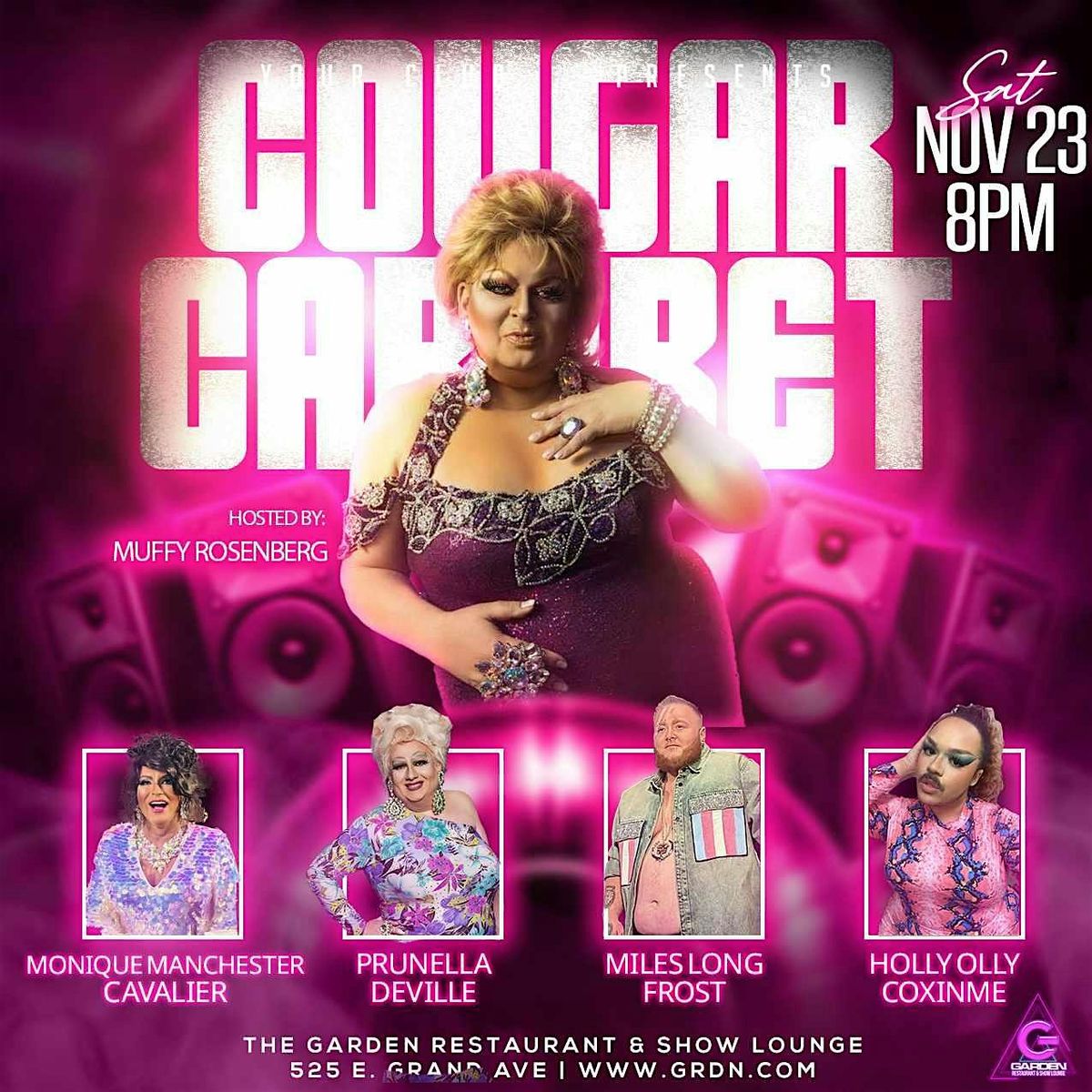 Sat Nov 16 Drag Show - 8pm only Table Reservation