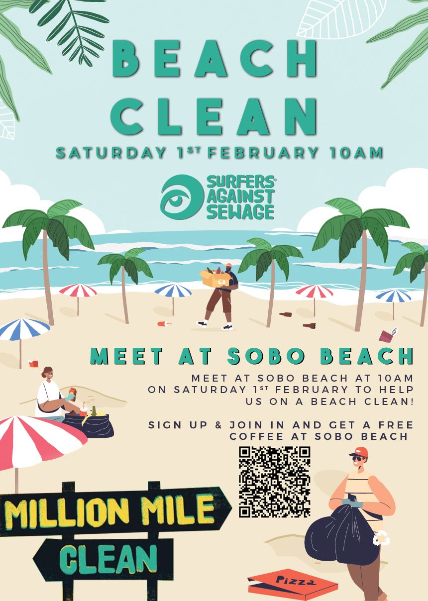 Beach Clean with Surfers Against Sewage \u2013 Saturday 1st Feb