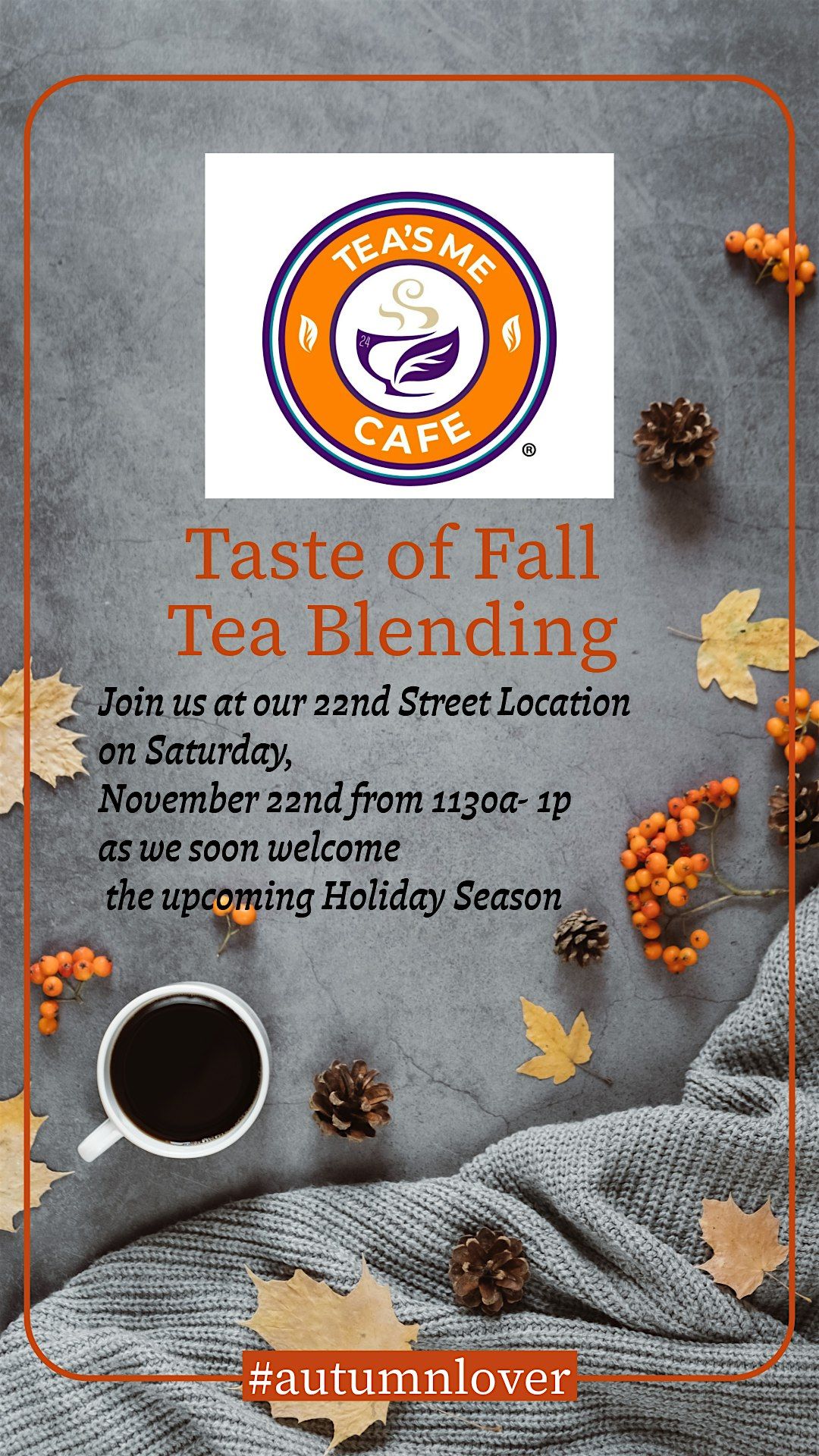 Taste of Fall Tea Blending