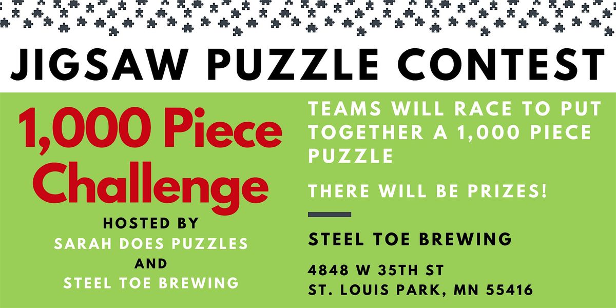 Team CHALLENGE Jigsaw Puzzle Contest at Steel Toe Brewing - December 2025