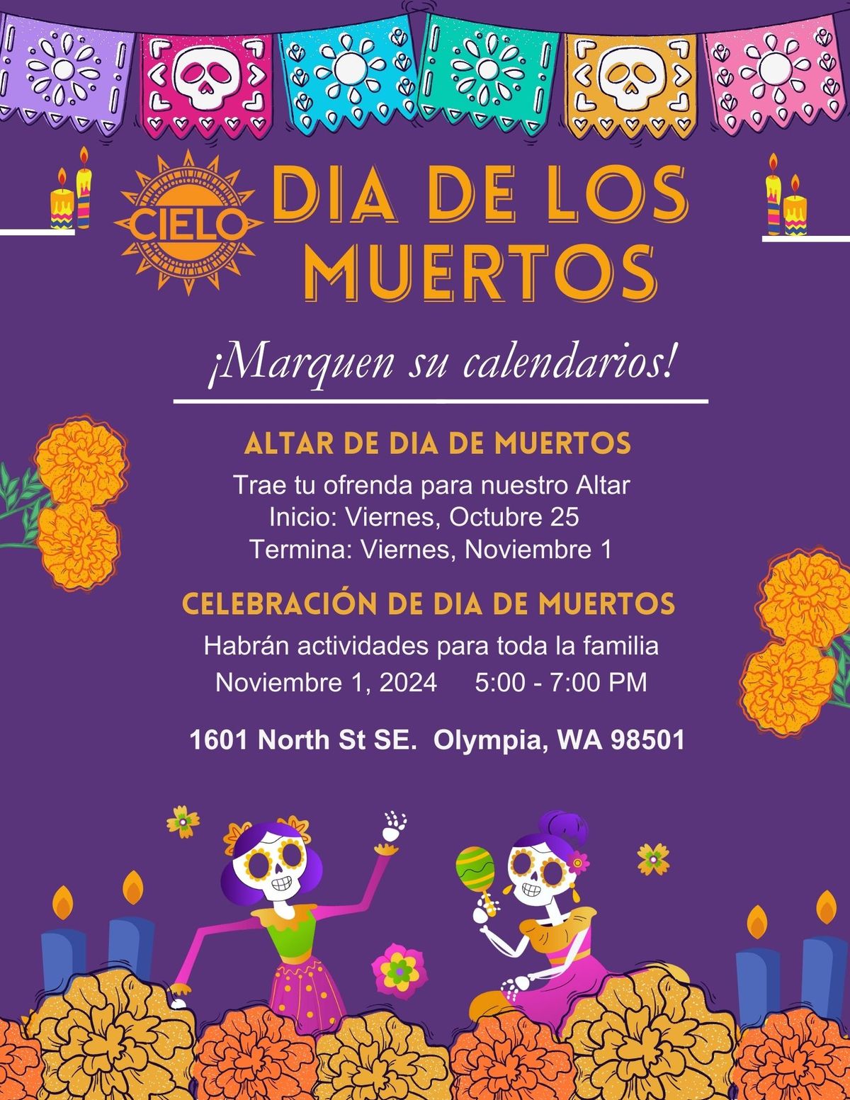 Dia de Los Muertos Evento 2024