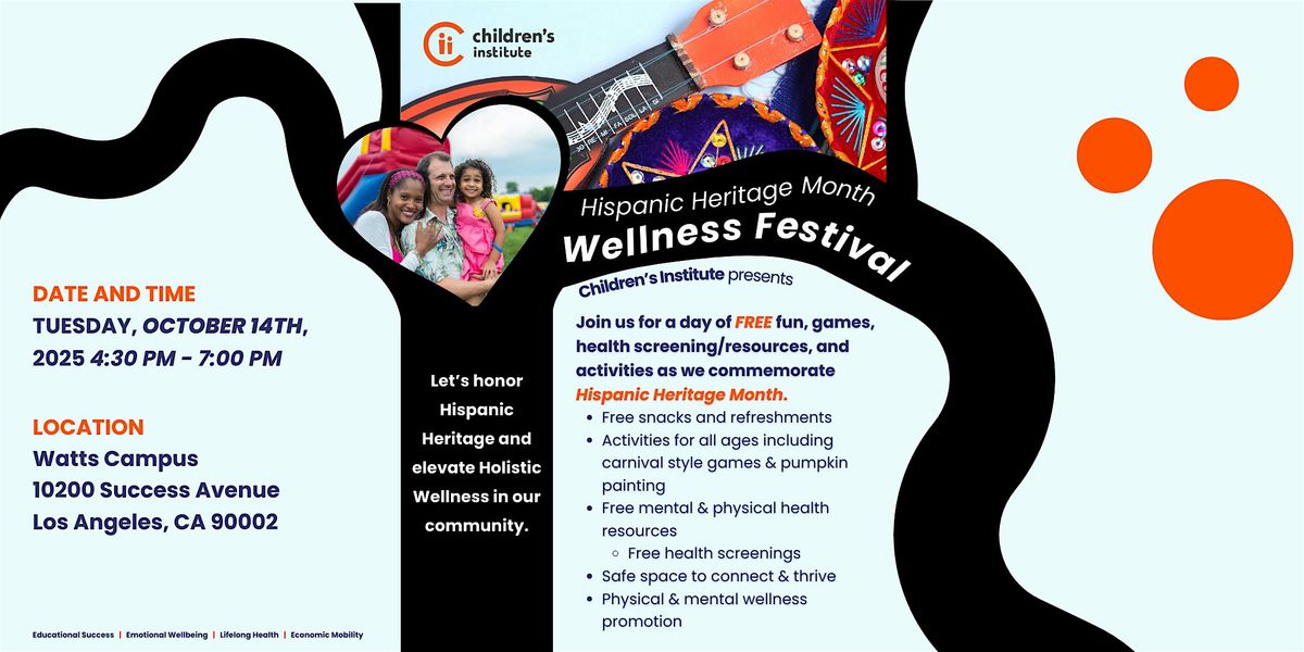 Hispanic Heritage Month Wellness Festival