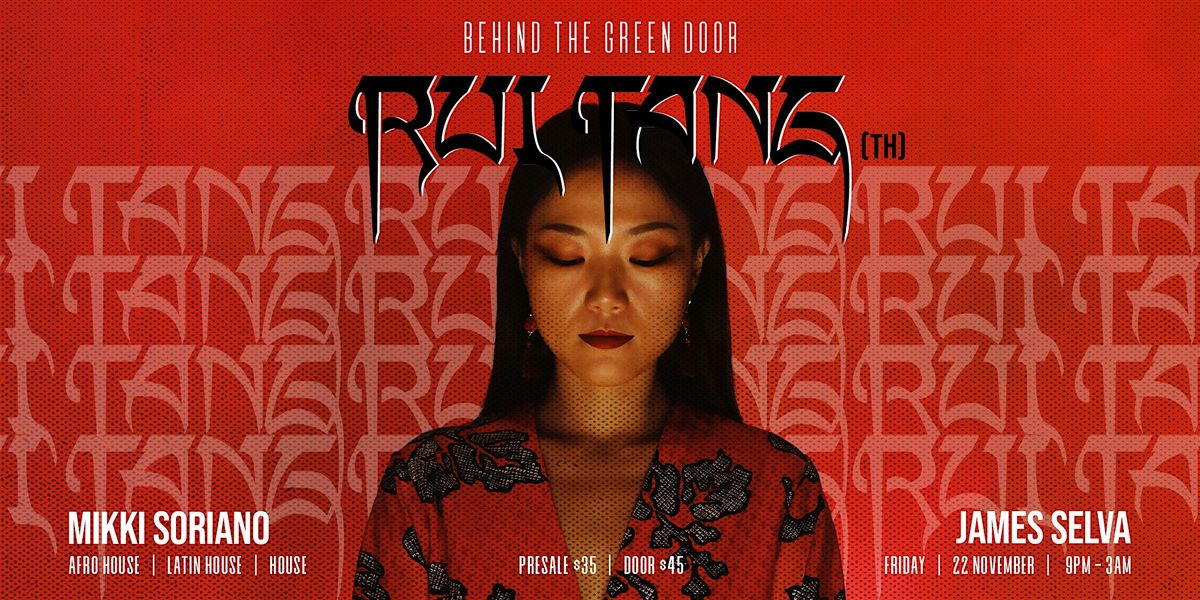 Behind The Green Door presents: RUI TANG [TH]