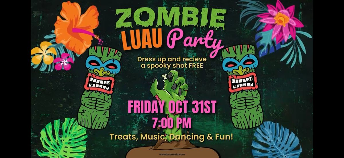 Zombie Luau Halloween Party at Kava Kula