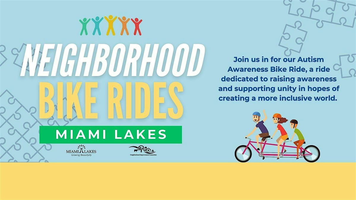 Neighborhood Bike Ride: Autism Awareness Month