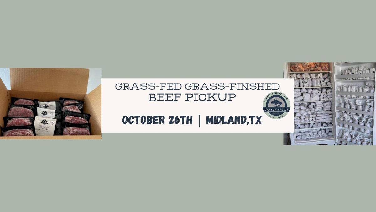 Grass-Fed, Grass-Finished Beef Pickup