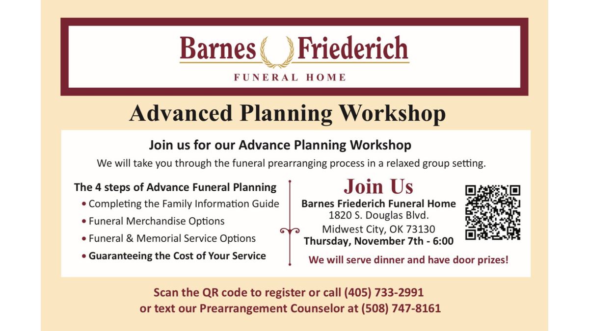 Advance Planning Workshop