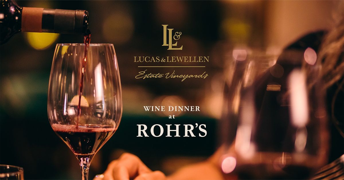 Wine Dinner with Lucas & Lewellen Vineyards