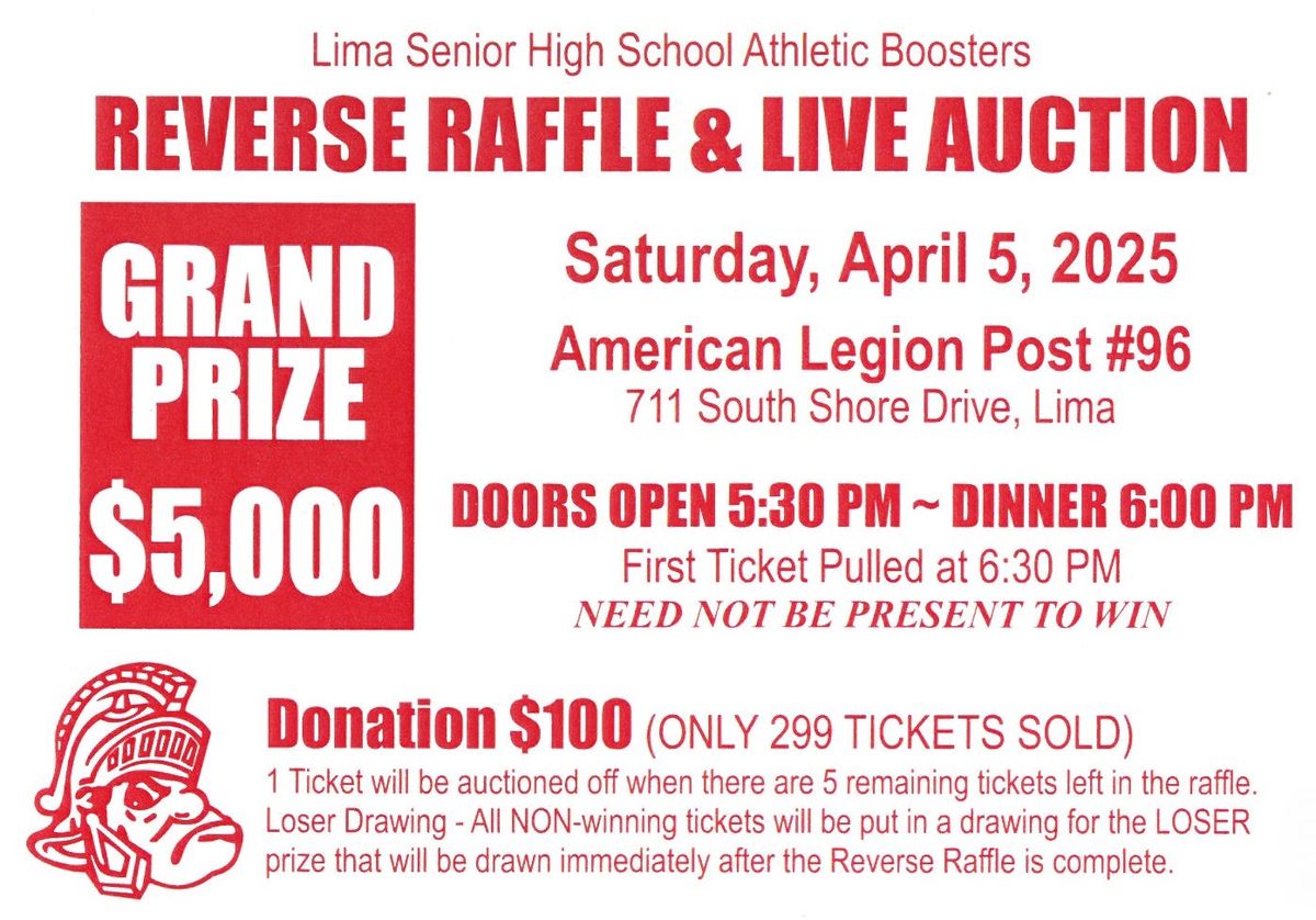 LSH Athletic Boosters Reverse Raffle & Live Auction