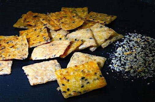 Seeded Sourdough Discard Crackers