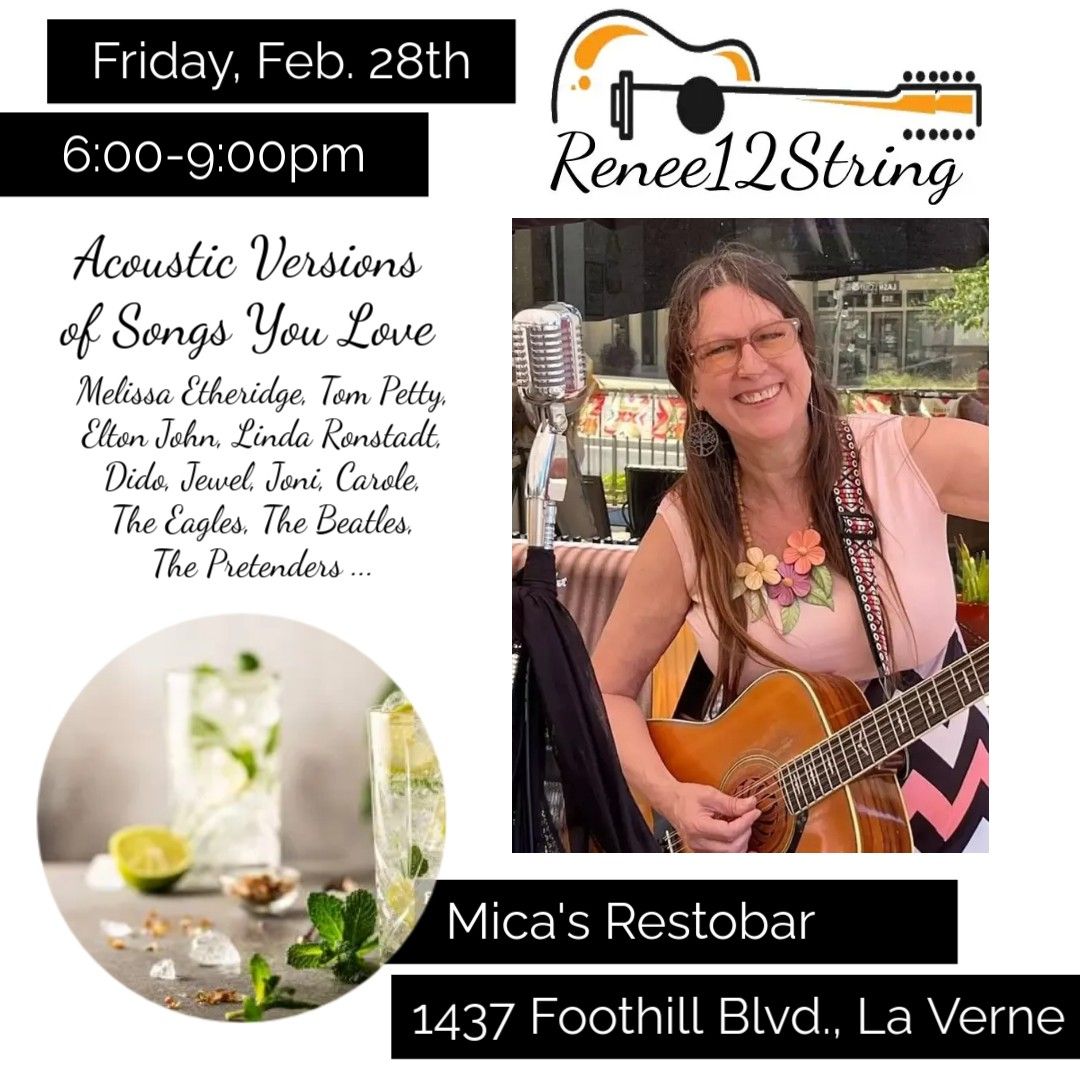 Renee12String at Mica's Restobar La Verne