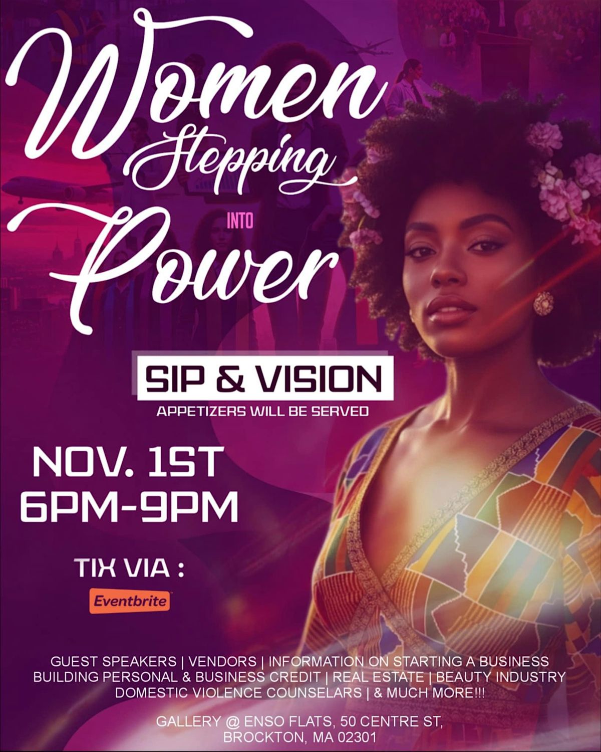 WOMEN STEPPING INTO POWER