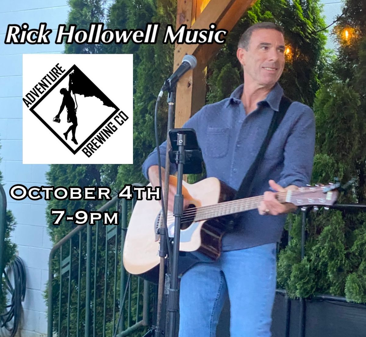 Rick Hollowell Live Friday at Adventure Brewing Co.