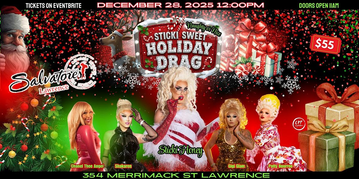Sticki Sweet Drag Brunch at Salvatore's Riverwalk Lawrence Sunday Dec 28th