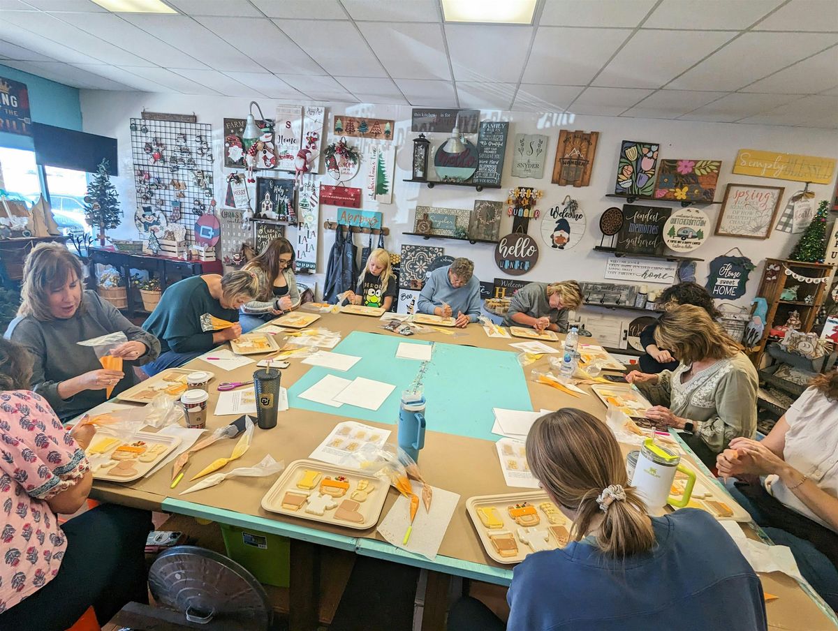 Sweet as Pie Cookie Decorating Class at Planks and Paint DIY Workshop